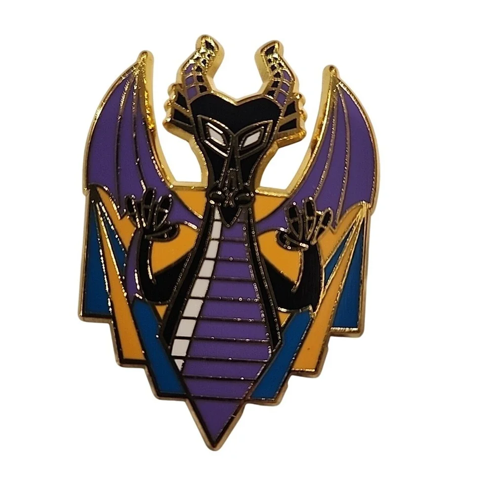 Artist Proof Disney Pin Maleficent Fantasmic Dragon Villain Sleeping Beauty AP